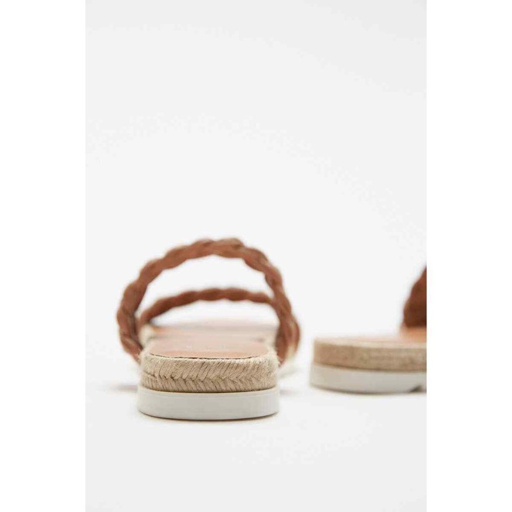 Marc Fisher Jaimee Espadrille Slide Sandal In Mac… - image 5